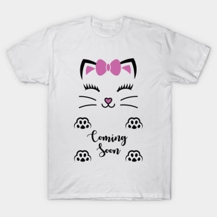 Coming Soon Kitty Face T-Shirt